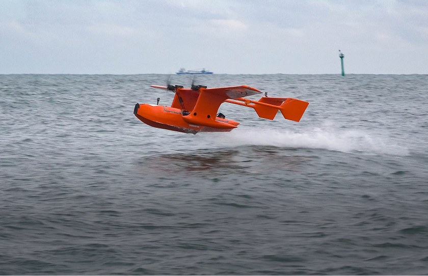 飛行艇型UAV HAMADORI